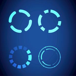  科技线圈设计元素