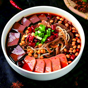 美味毛血旺 食材丰富诱人