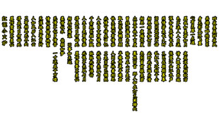 古诗词吊装霓虹灯