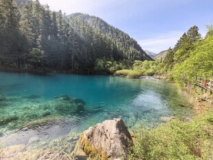 九寨沟 梦幻蓝湖山林美景