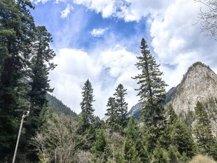 九寨沟 山林间的巍峨山峰