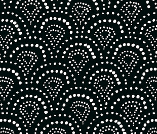 黑色波点几何图案纹理