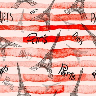 巴黎风情埃菲尔铁塔背景图