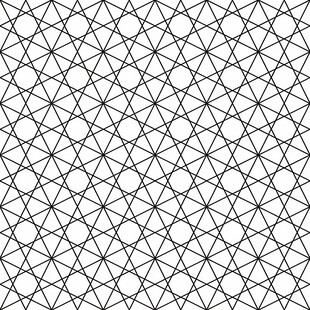 几何线条构成的简约图案