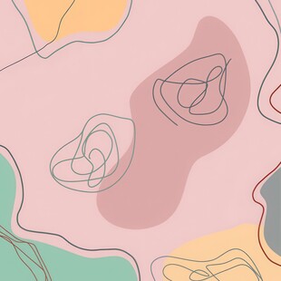 抽象几何图案背景图