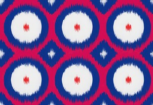 红蓝几何花纹图案设计四方连续 