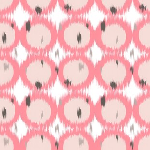 粉色花朵图案背景纹理四方连续 