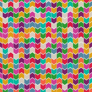 多彩波浪形图案背景纹理四方连续
