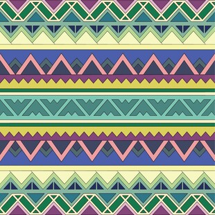 多彩几何民族风图案纹理