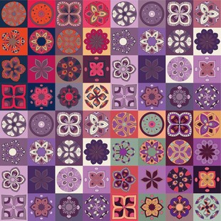 多彩几何图案装饰纹样集合