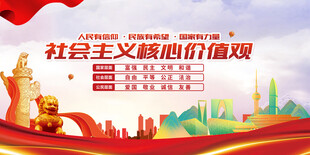 社会主义核心价值观宣传图