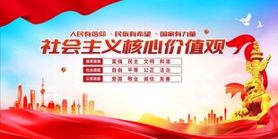 社会主义核心价值观宣传图