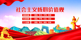 社会主义核心价值观宣传图