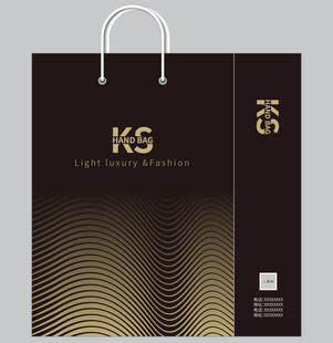 黑色手提袋设计