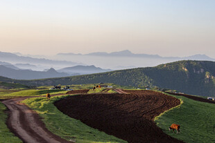山巅露营地的早晨