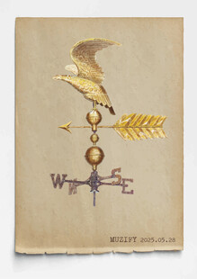 中世纪老鹰风向标