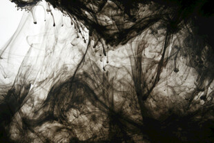 水墨风格抽象纹理画面