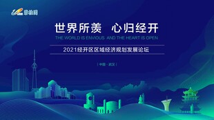 区域经济发展论坛主画面