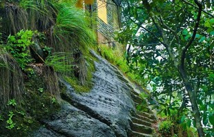山间石阶