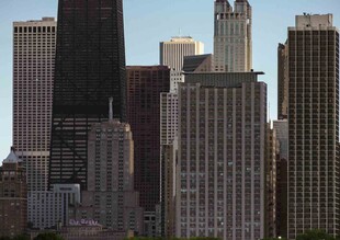 繁华都市高楼景观