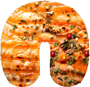 美味多彩蔬菜烤三文鱼