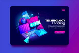 科技感十足的网页界面设计