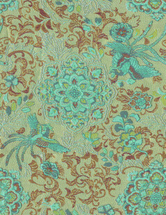 复古风多彩花卉图案纹理