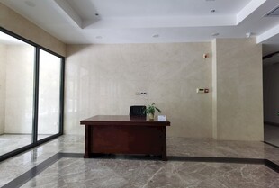 简约办公室接待区域场景