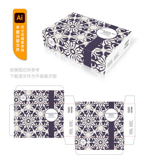 几何花纹包装盒设计