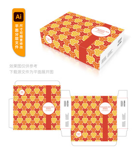 复古花纹包装设计