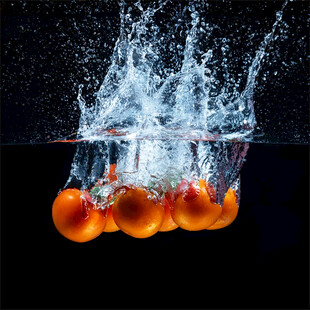 橙子入水