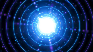 科技感光环背景