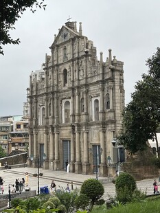 澳门大三巴牌坊景观