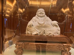 玉雕弥勒佛摆件