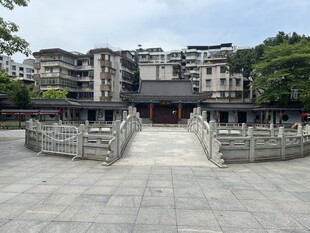 中式古建筑庭院景观