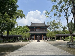 古雅中式建筑庭院景观