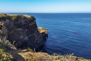 加利福利亚洛博斯角海岸悬崖