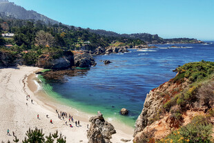 加利福尼亚卡梅尔海滨风景