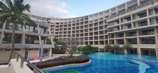 豪华酒店泳池景观