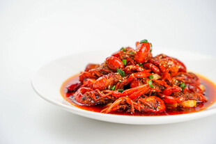 香辣可口的美味小龙虾