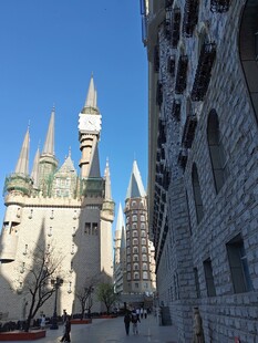 奇幻城堡建筑河北美院景观