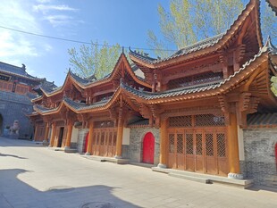 河北美院中式传统木质古建筑群