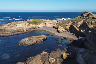加利福利亚罗伯斯角海岸景观