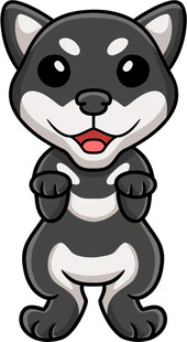 可爱卡通小狗形象