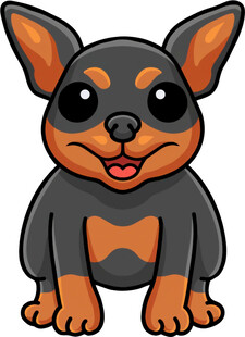可爱卡通小狗形象