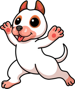 可爱小狗欢快奔跑