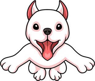 可爱小狗开心扑来