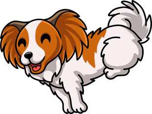 可爱小猎犬欢快奔跑