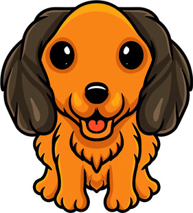 可爱卡通小狗形象