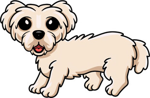 可爱小狗卡通形象